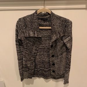 Black and white cardigan